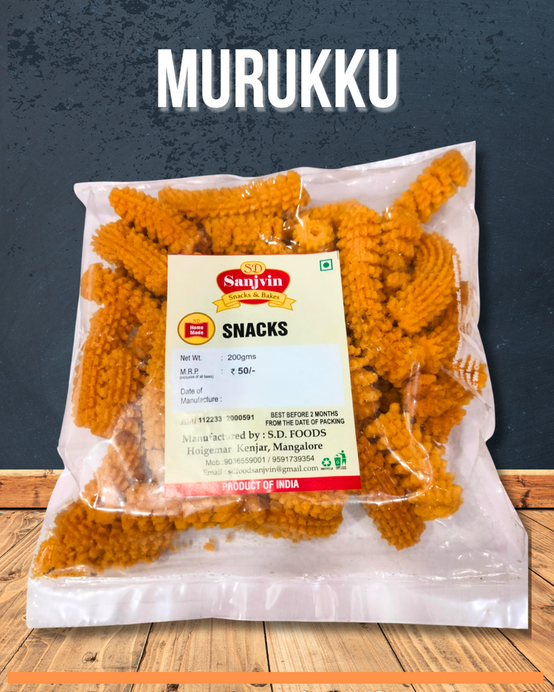 Muruku (Sanjvin Brand) 200 gms