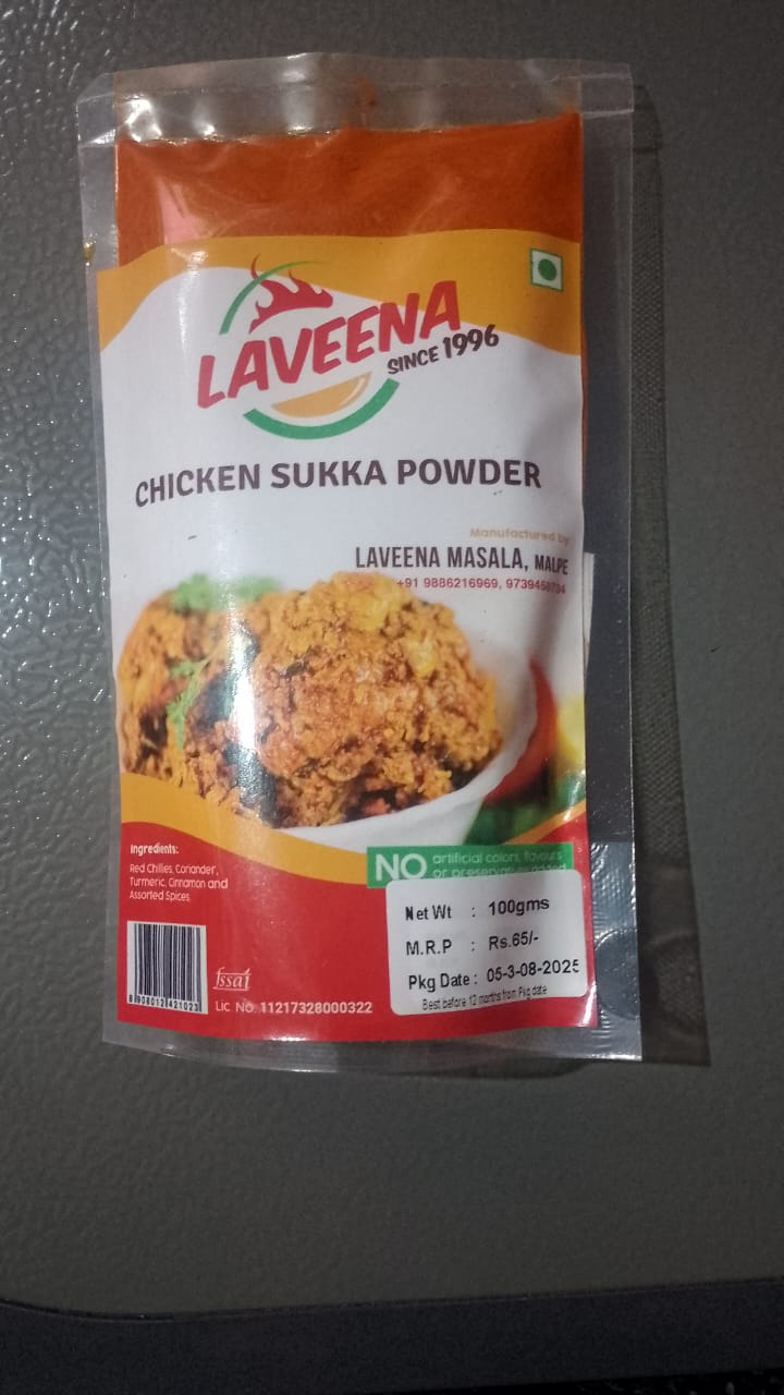 Laveena Chicken Sukka Powder 100 gms
