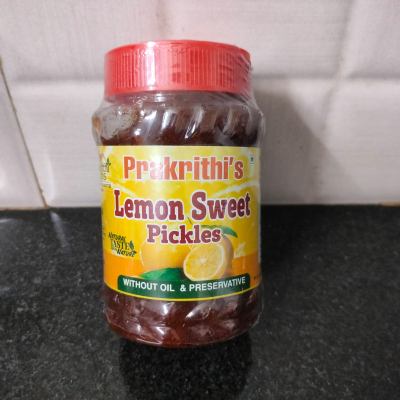Prakrithi's Lemon Sweet Pickle 300 gms