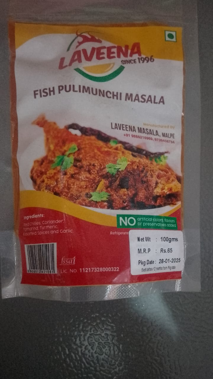 Laveena Fish Pulimunchi Masala 100 gms