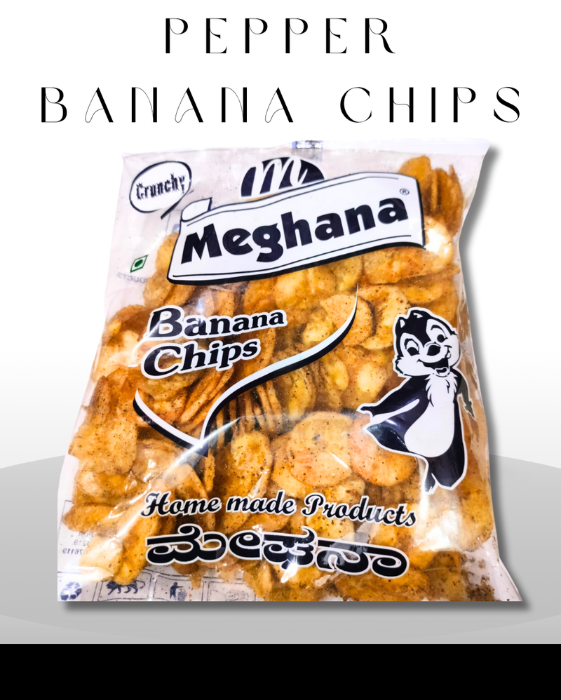 Pepper Banana Chips /200 gms